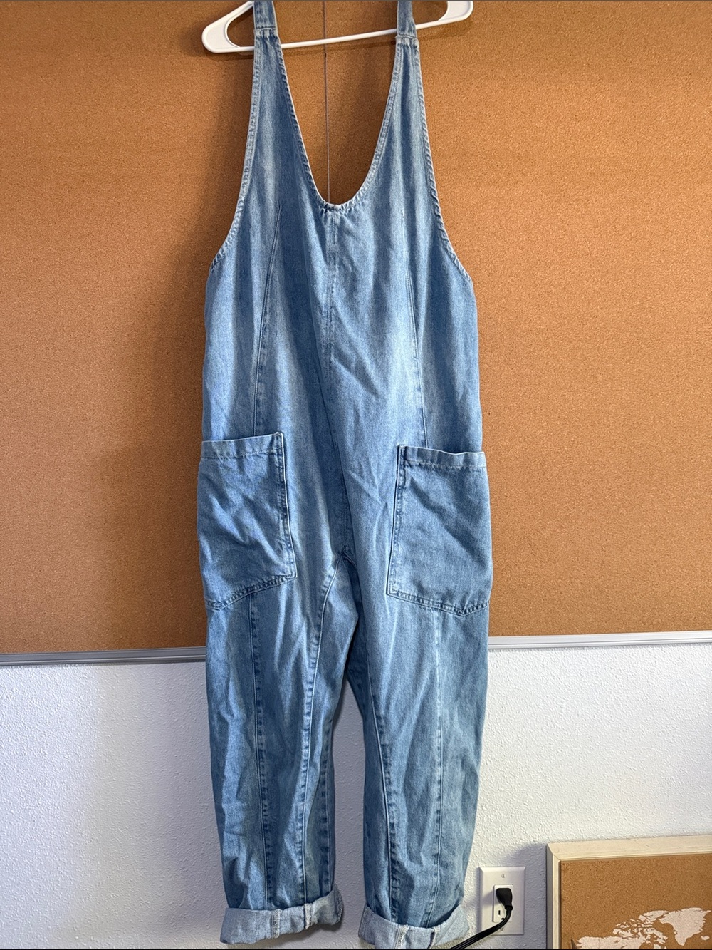 We The Free High Roller Denim Jumpsuit